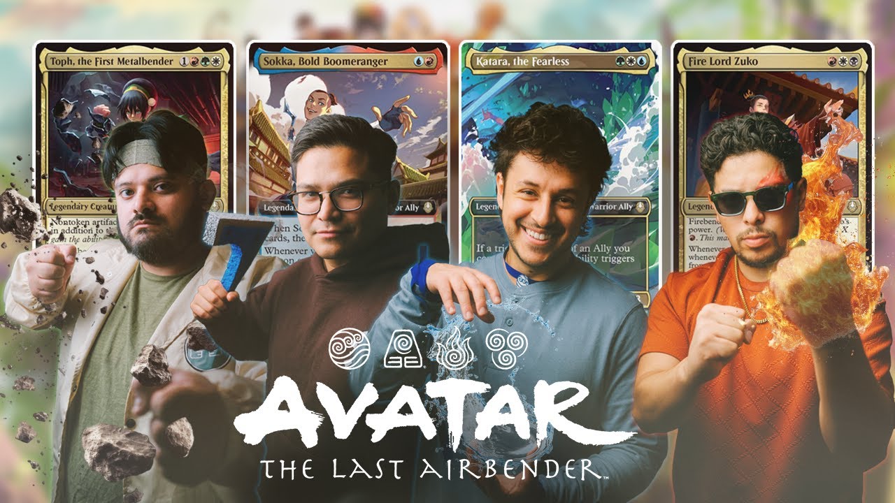 КАРТЫ ATLA MTG СЛОМАНЫ! | Тоф против Катары против Зуко против Сокки | Игровой процесс MTG Comman...