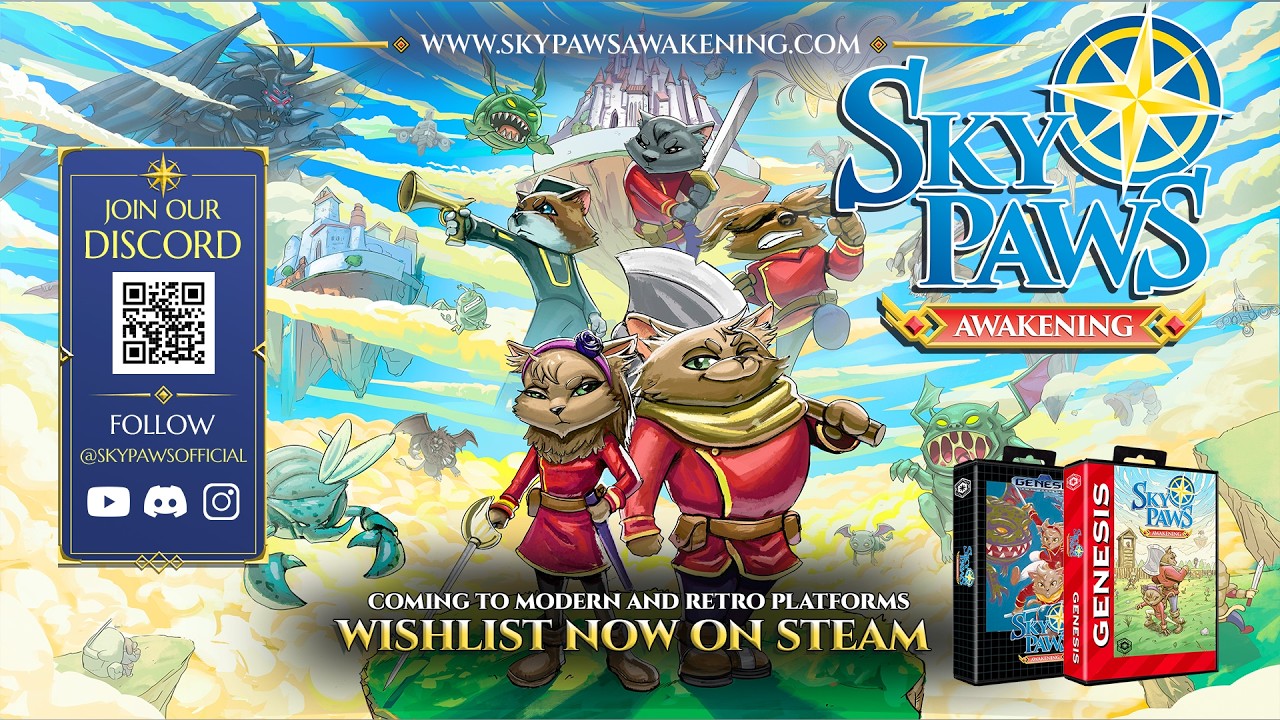 Sky Paws Awakening Reveal Trailer (Retro Version)