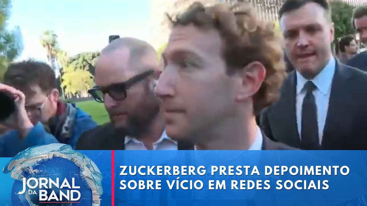 Dono do Facebook é ouvido em tribunal nos Estados Unidos | Jornal da Band