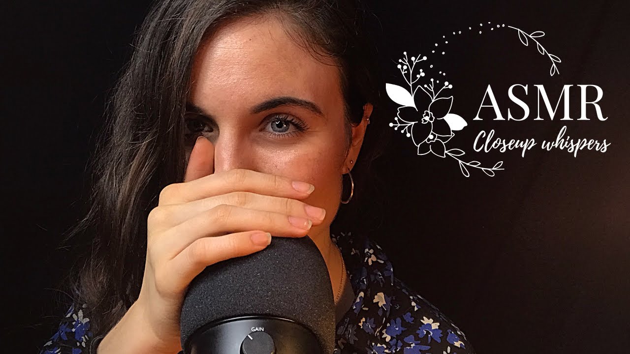 ASMR FRANCAIS 🌙 - Closeup whispers (+ Mouth sounds, Triggers words, Tk, Sk, ...)