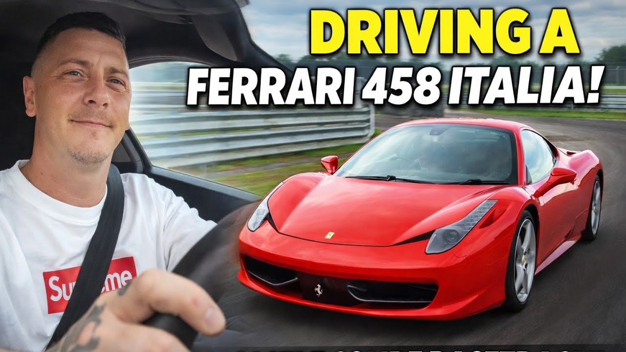 Driving A Ferrari 458 Italia At Castle Combe