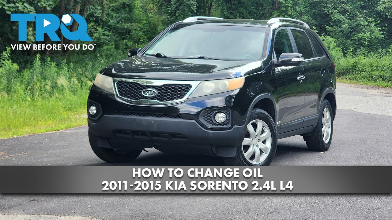 Как заменить масло в Kia Sorento 2.4L L4 2011-2015 гг.