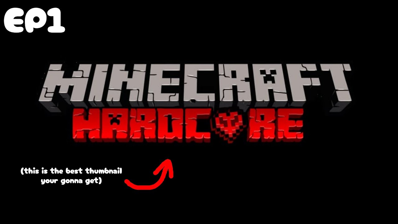 I started a new Minecraft HARDCORE World...