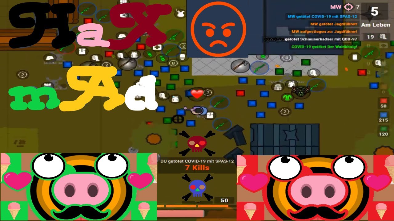 HaX mAd | AIMBOT DESTRUCTION #3 | SURVIV.IO