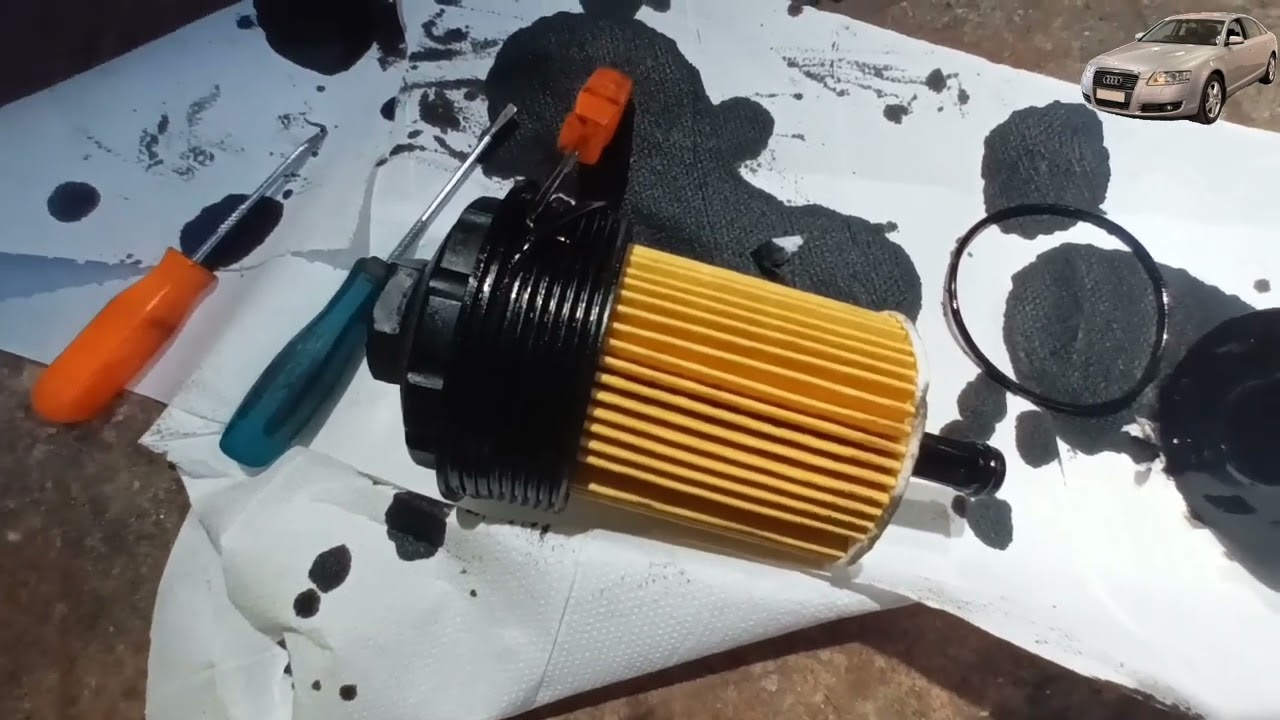 AUDI A6 2.0 TDI. Cómo cambiar el aceite del motor y su filtro.