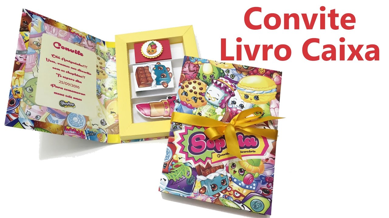 Como Fazer Convite Livro Caixa