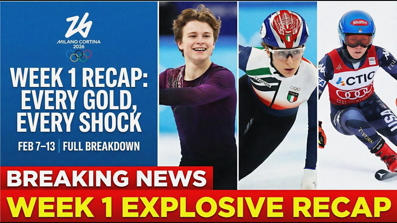 Milano Cortina 2026 Week 1 Recap: Every Gold, Every Shock (Feb 7–13 Full Breakdown)