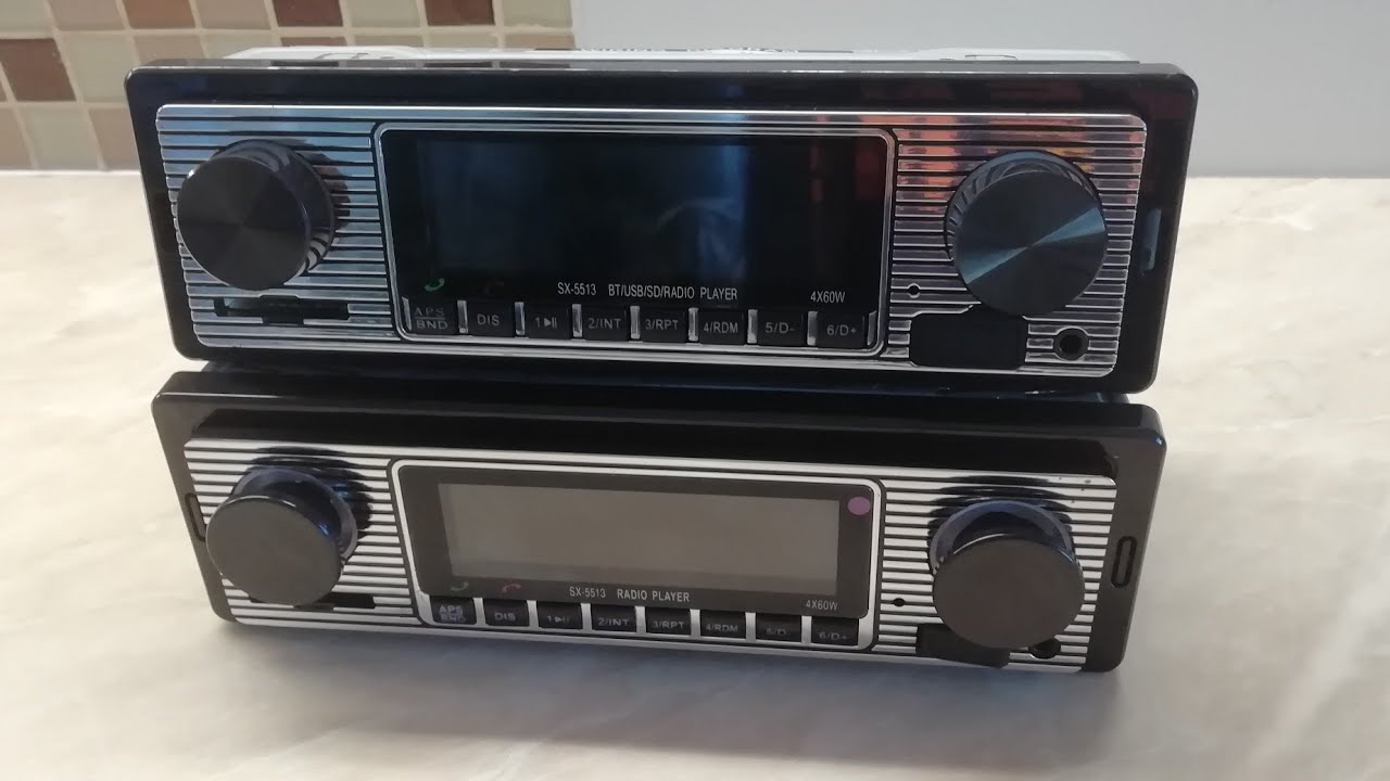 Retro vs Retro autoradio 1DIN - Preview