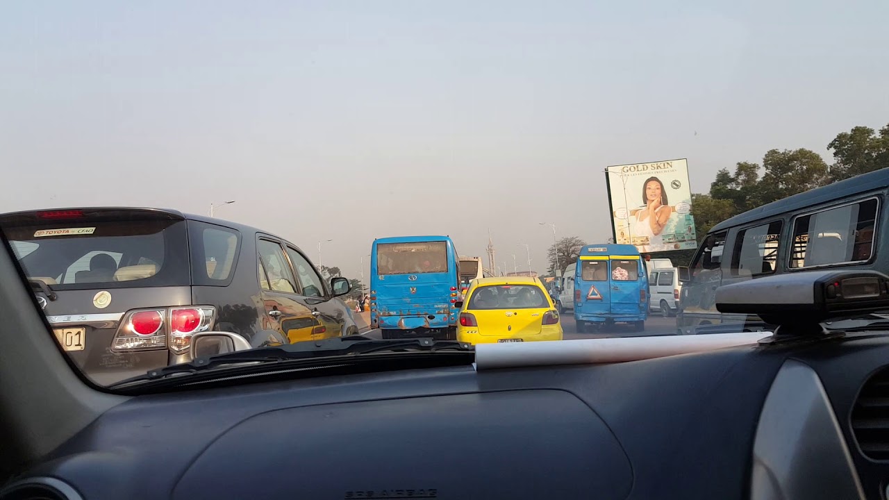 Driving in Kinshasa Congo