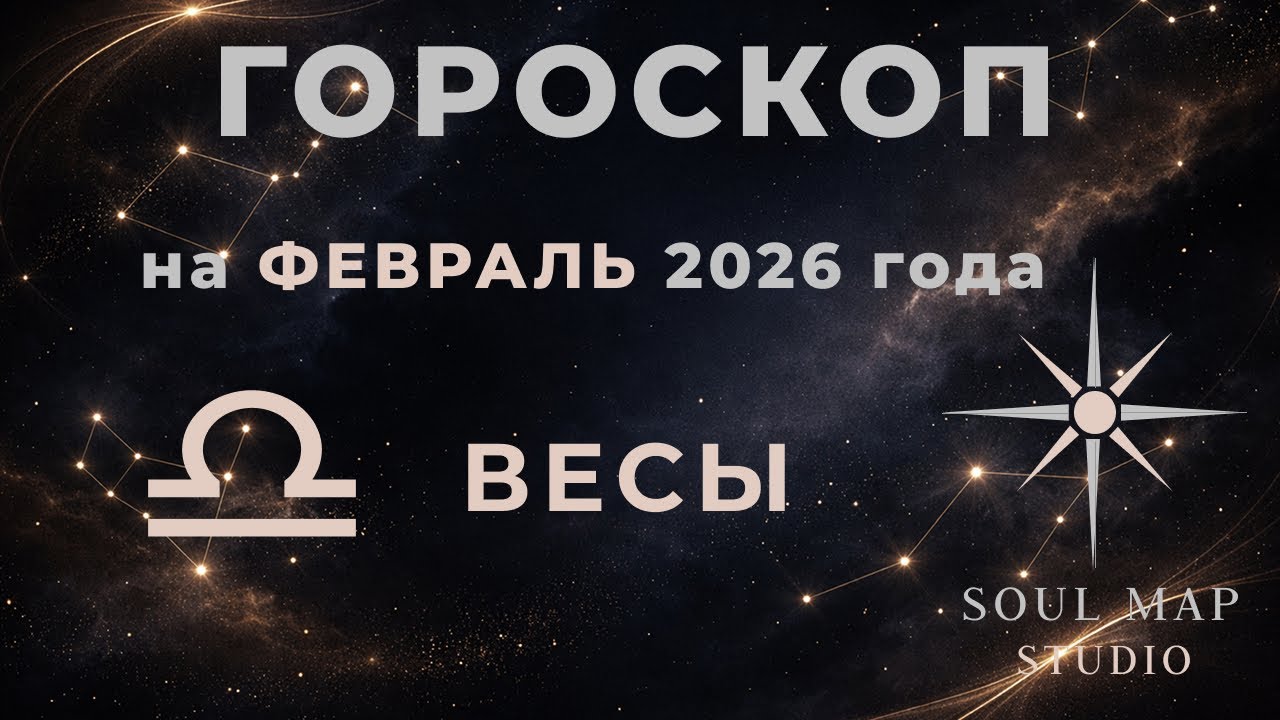 ВЕСЫ гороскоп на ФЕВРАЛЬ 2026 года от Soul Map Studio