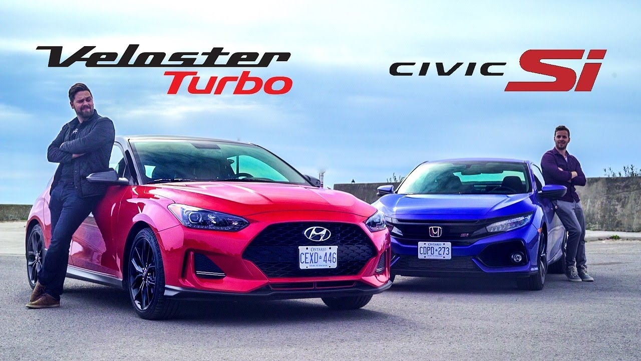 2019 Hyundai Veloster Turbo vs. Honda Civic Si - Affordable Coupe Face Off