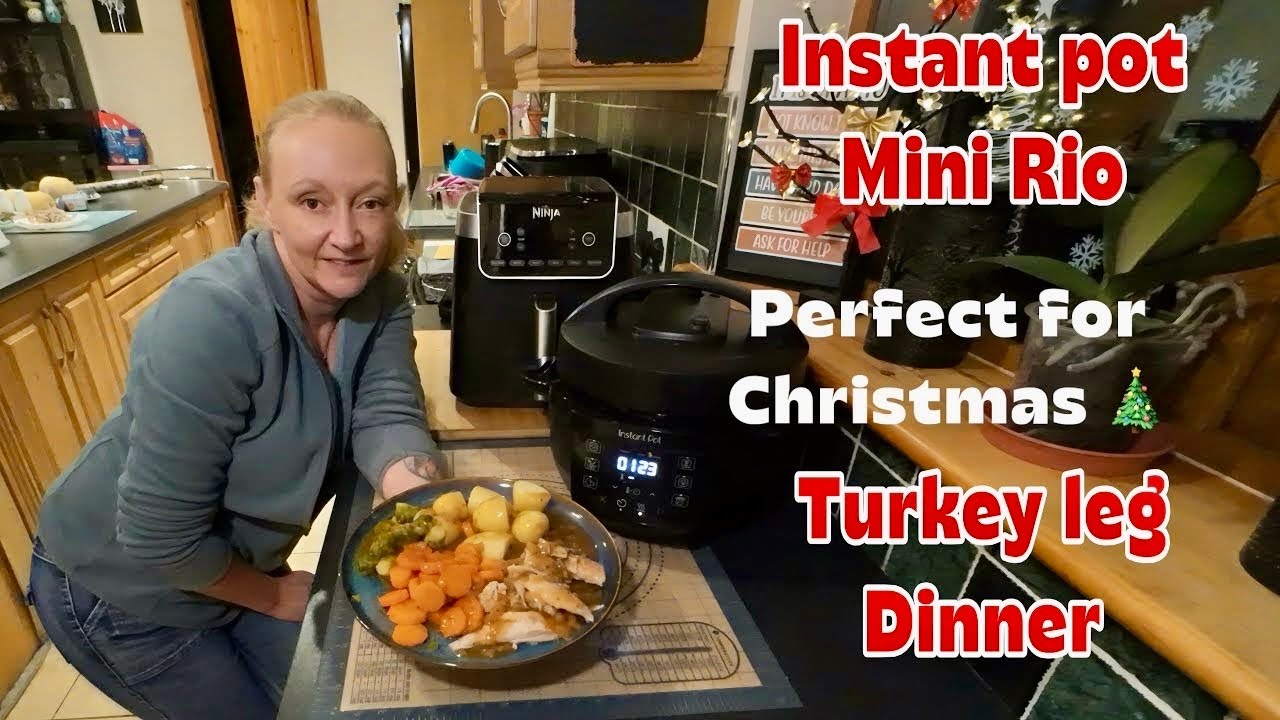 Turkey leg dinner |  Instant pot mini 3.8l/4q