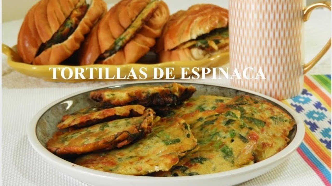 TORTILLAS DE ESPINACA | TORREJITAS RECETA NUTRITIVA ECON&Oacute;MICA Y RENDIDORA