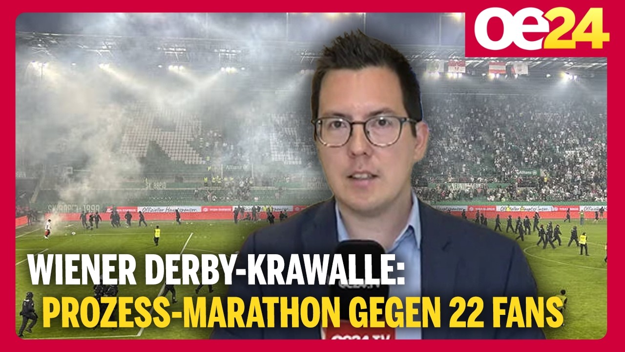 Wiener Derby-Krawalle: Prozess-Marathon gegen 22 Gewalt-Fans startet
