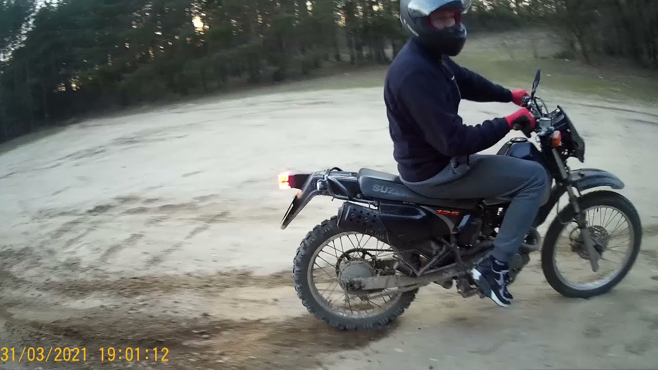 SUZUKI DR125 test