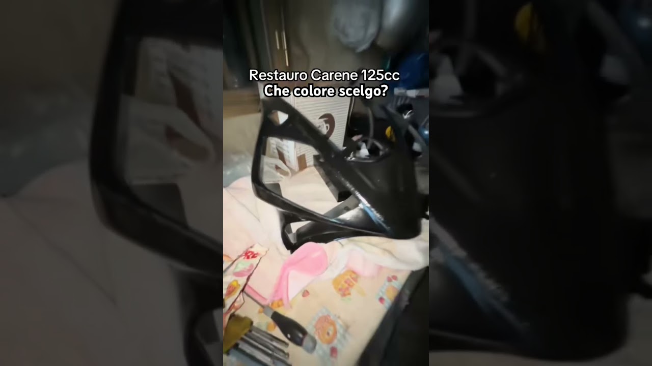 Restauro carene moto Derbi gpr  125 2t 