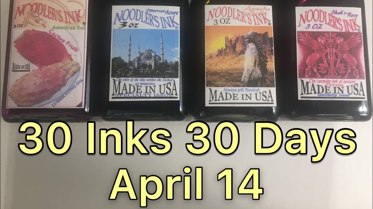 30 Inks 30 Days — Noodler’s Baltimore Canyon Blue — April 2021