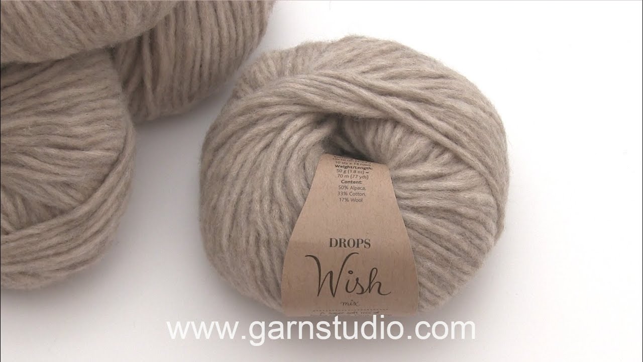 DROPS Wish - A dreamy blow yarn in baby alpaca, merino wool and pima cotton