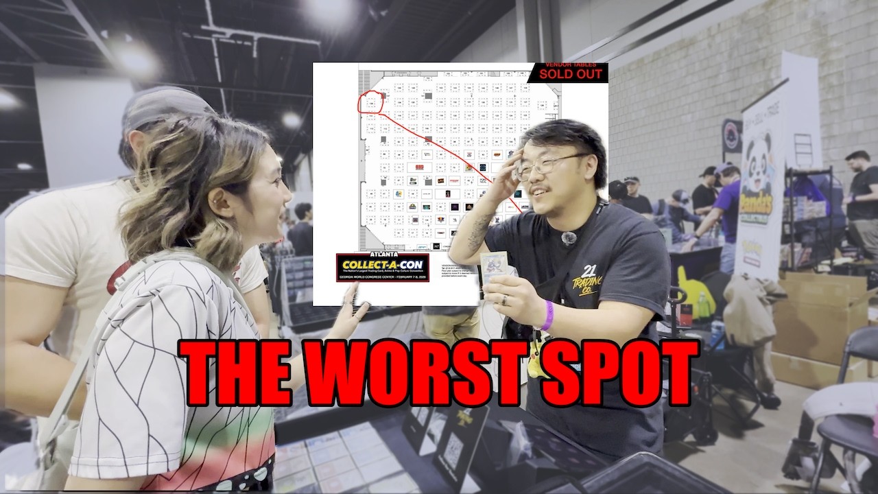 Selling Pokémon Cards From the WORST Spot at Collect-A-Con | Vendor POV | #pokemon  #tradingcards