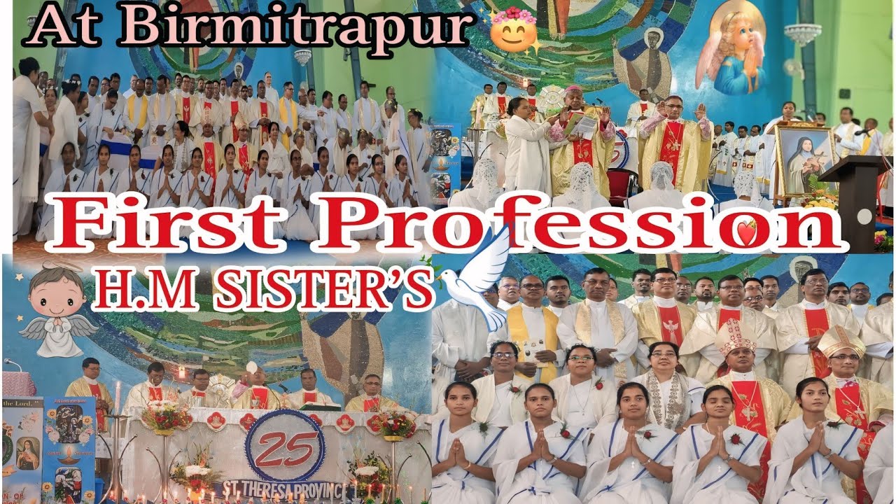 ||First profession||H.M Sister's  ||Holy mass||At Birmitrapur||@snehaavlog1445 ||