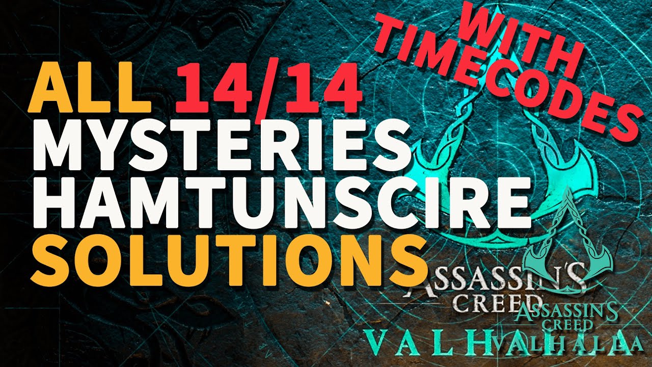 All Hamtunscire Mysteries Assassin's Creed Valhalla