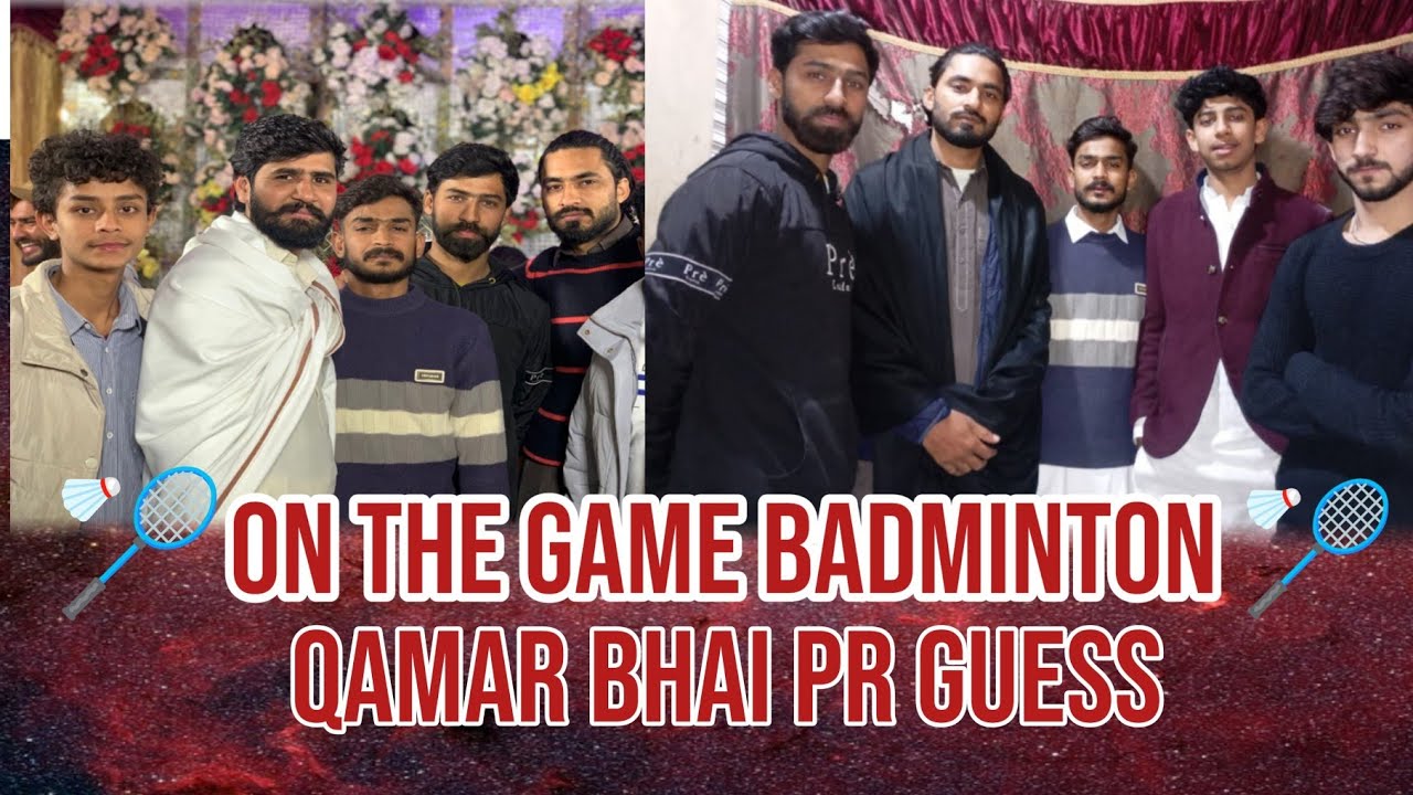 On the game badminton 🏸 |Qamar Bhai pr baba g ka gusse | Ali Bhai | Asad Ali JuTT #volg #dilyvolg 
