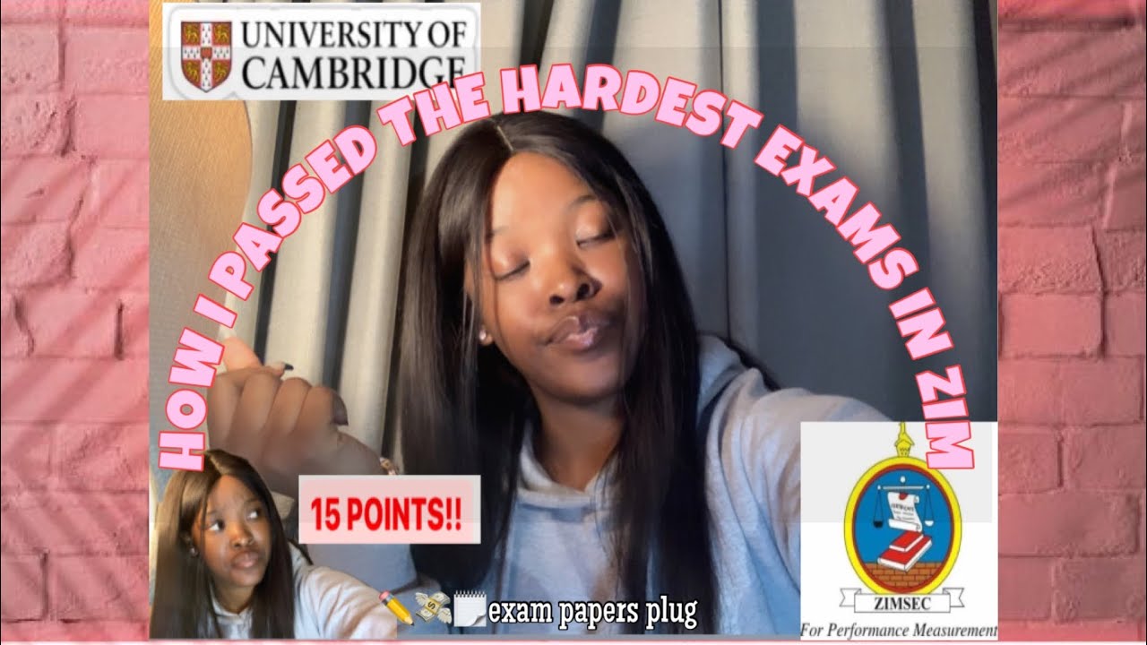 HOW I PASSED THE HARDEST EXAMS IN ZIM ! 15 points A-LEVELS/A*s //STUDY TIPS