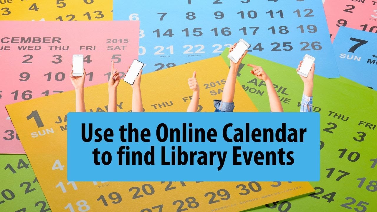 How to use Plano Public Library's New Online Calendar