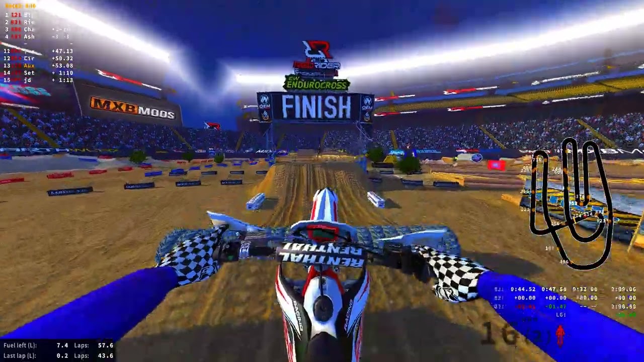 Mx Bikes This is what a Professional EnduroCross race looks like