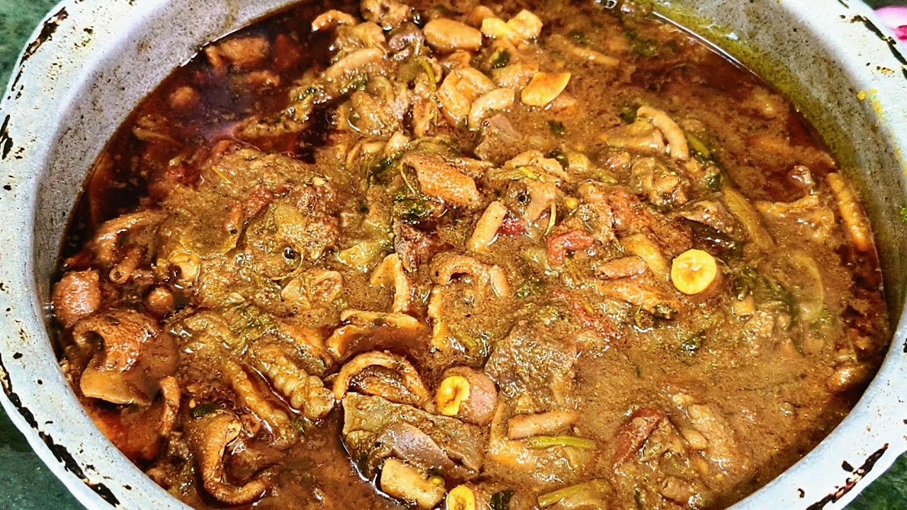 Boti curry in Telangana style/బోటి కూర తయారీ విధానం/How to prepare Boti curry