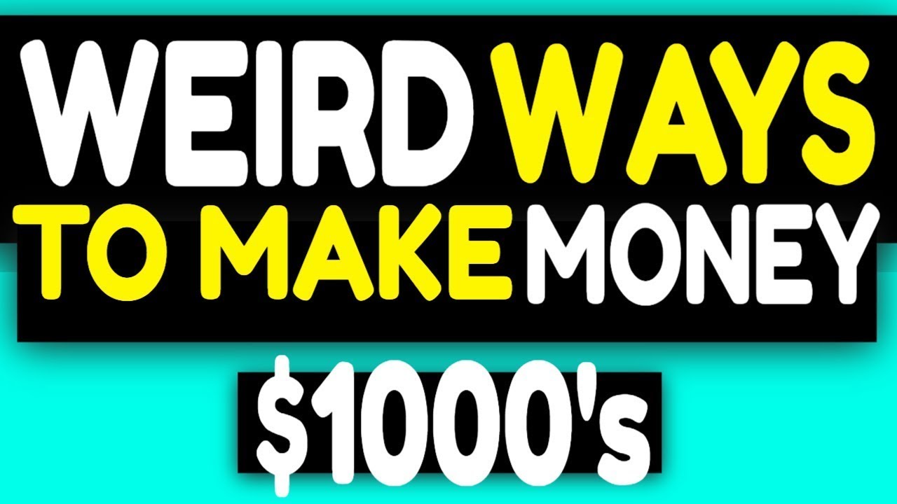 5 WEIRD Ways To Make Money Online (2021) Earn $1000's WORLDWIDE