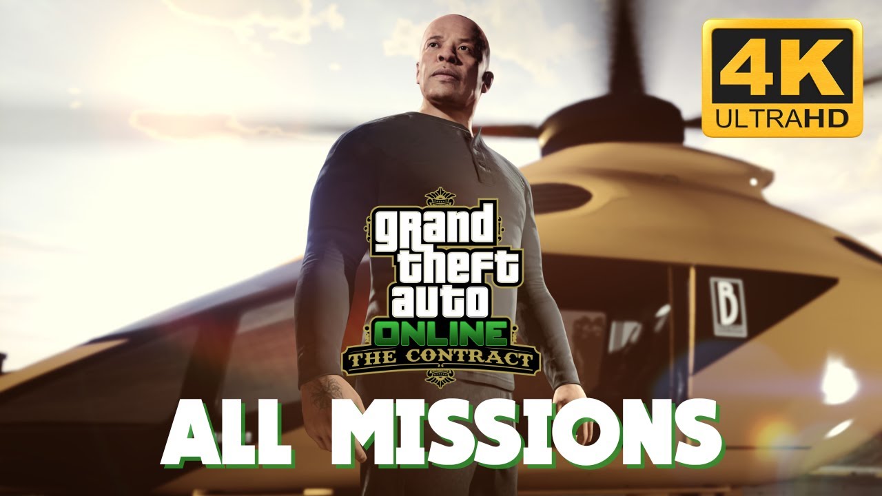 GTA ONLINE - The Contract VIP: Dr. Dre Missions (Solo) | 4K 60FPS