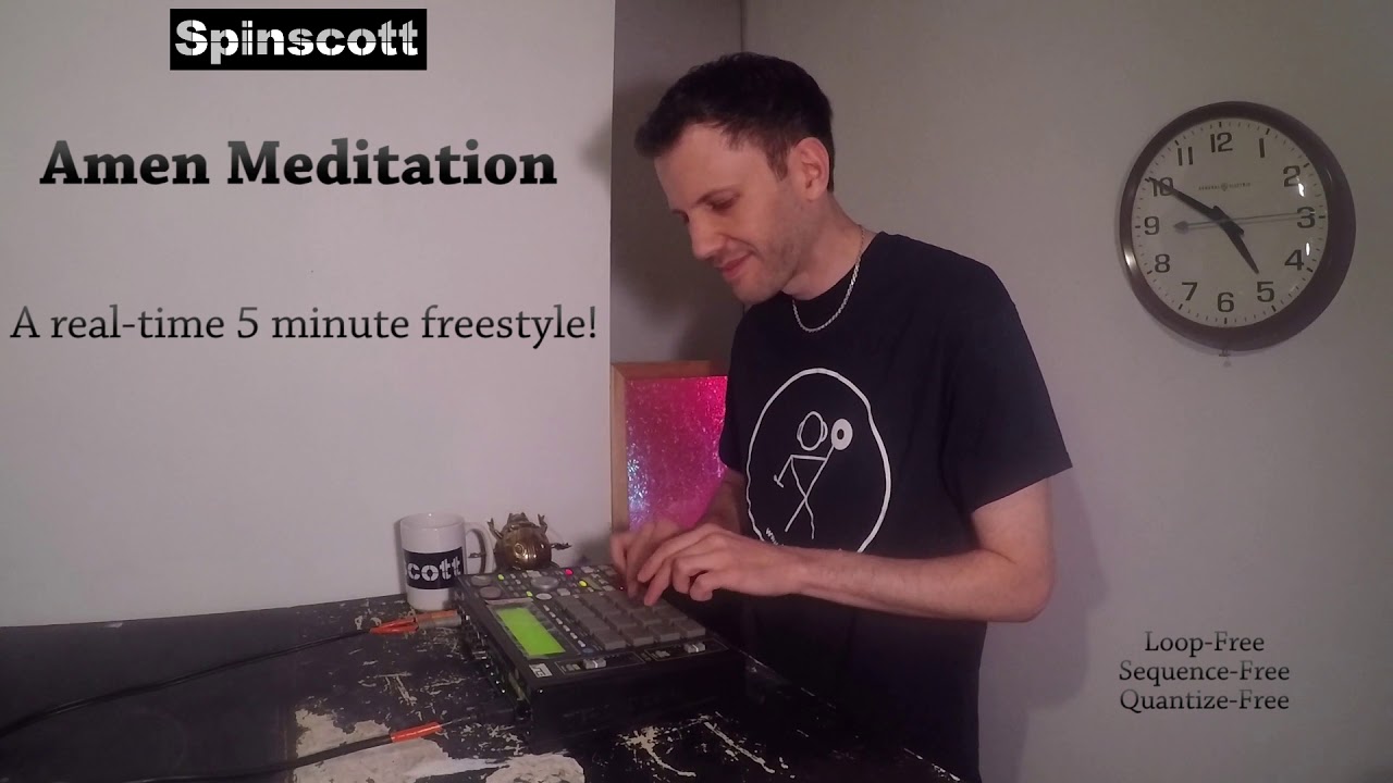 Spinscott - Amen Meditation - Live Jungle Finger Drumming