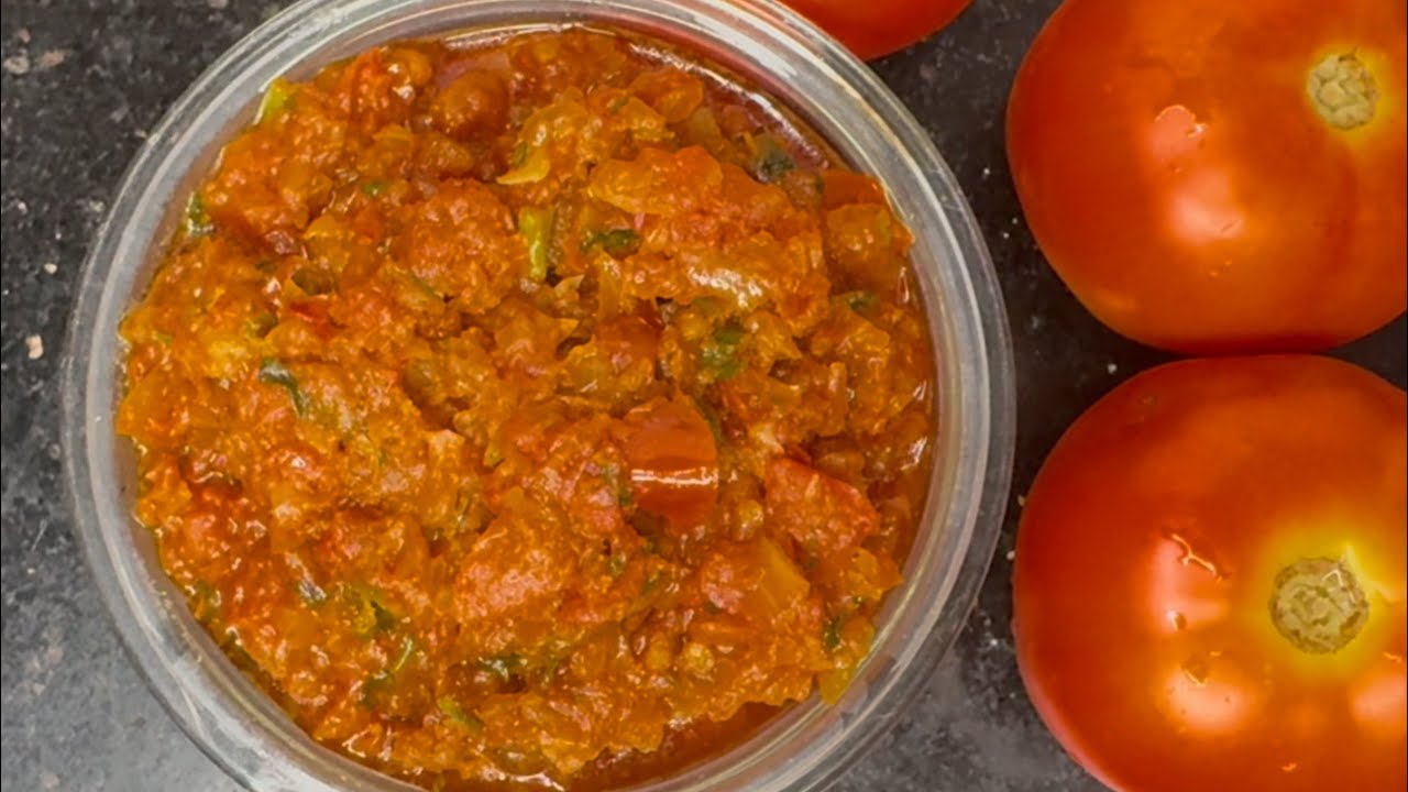 ಟೊಮೇಟೊ ಕರ್ರಿ,టమాటో కర్రీ,Tomato Curry 