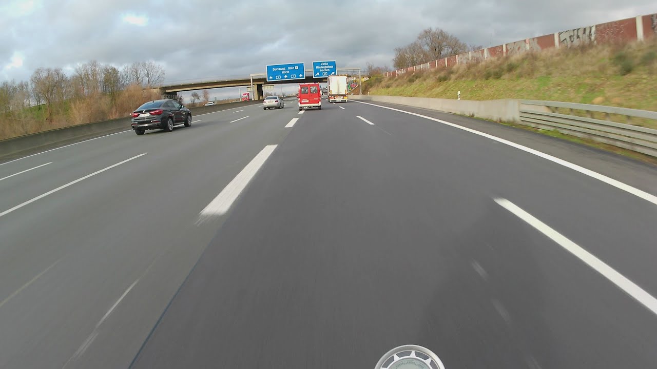 Mondial HPS 125 | Autobahn (A61) - Nörvenich | 4K | POV