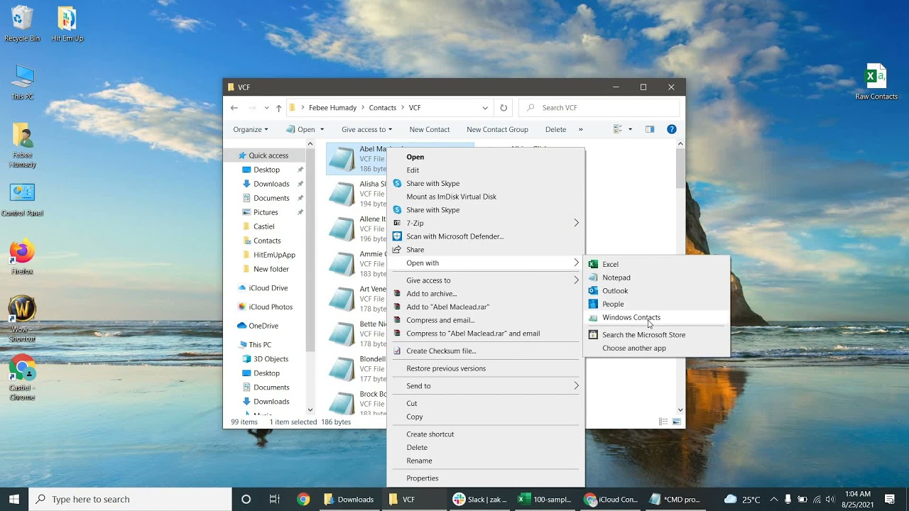 Convert CSV to VCF vCard on Windows For Free