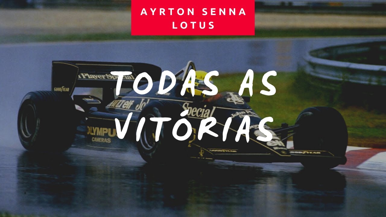 TODAS as VITÓRIAS de AYRTON SENNA pela LOTUS