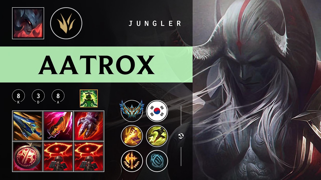 Aatrox Jungle vs Master Yi - KR Challenger Patch 26.06