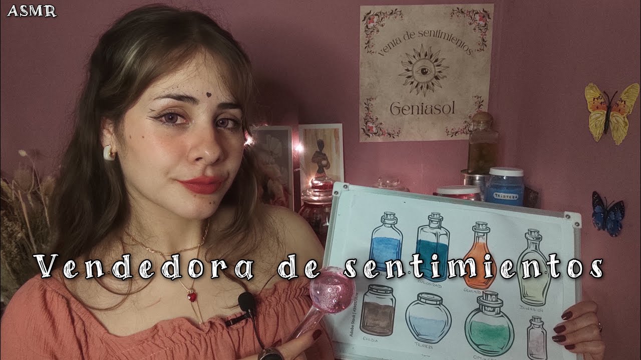 ASMR ROLEPLAY vendedora de SENTIMIENTOS // ASMR CASERO