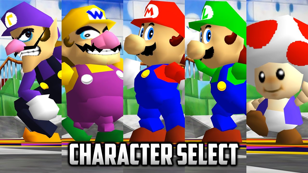 ⭐ Super Mario 64 PC Port - Character Select v1.16 (In-Dev)