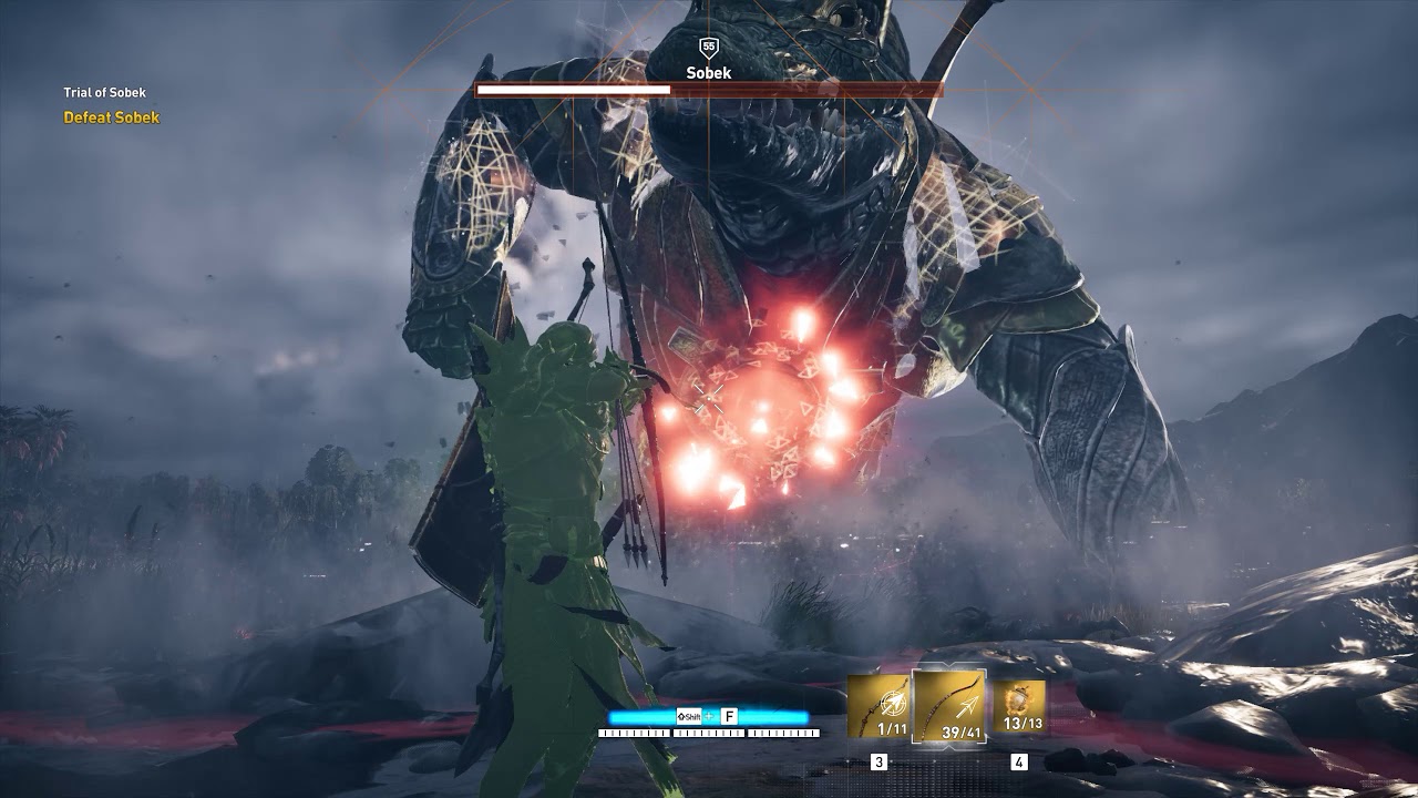 Assassin's Creed Origins (PC) | Trial of Sobek (55 Lv) | Nightmare Difficulty | 1440p60FPS