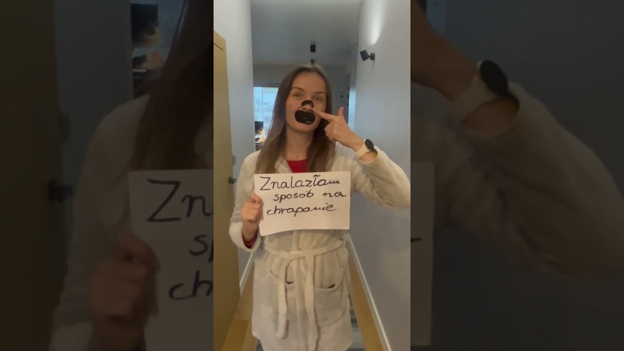 POV: Kiedy śpicie osobno bo jedno z was strasznie chrapie. plastry na nos Goodnite na chrapanie