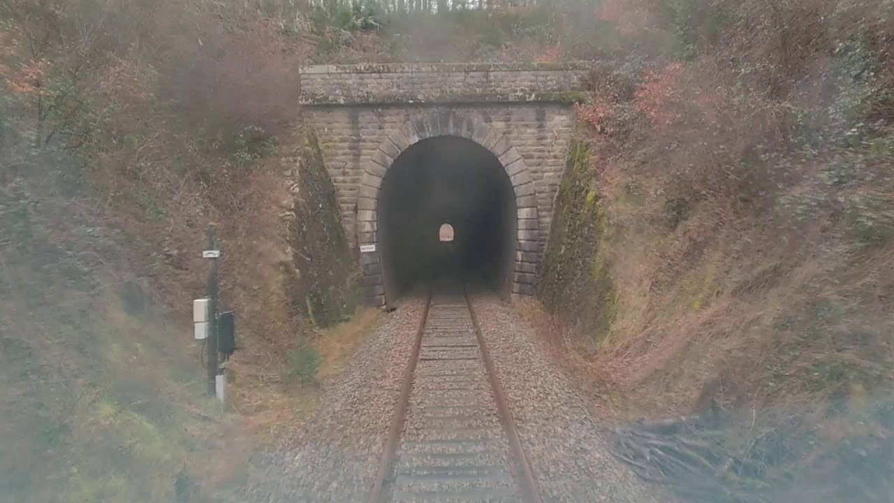 En cabine sur la ligne SNCF Meymac - Limoges