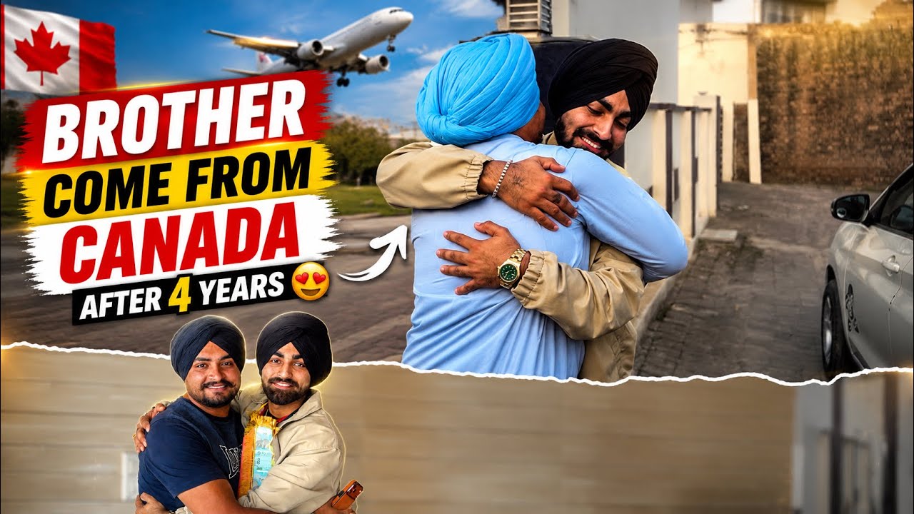 Brother Returned From Canada After 4 Years 😳 | Family Emotional Moment