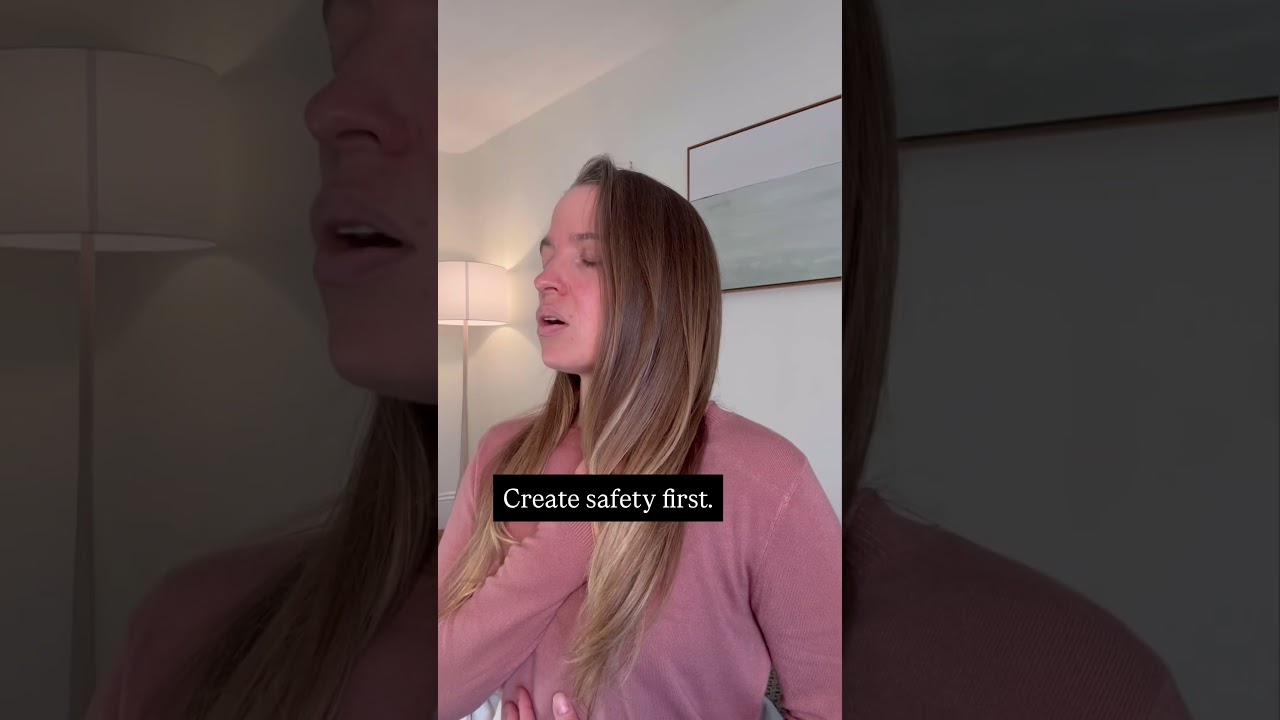 When food feels loud - create safety in the nervous system first. Deep inhales/long exhales.