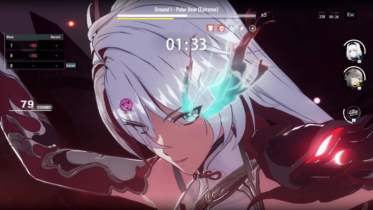 [PGR] [SSS+ Alpha Crimson Weave] Vs [SS Liv:Limpidity] Lighting Warzone