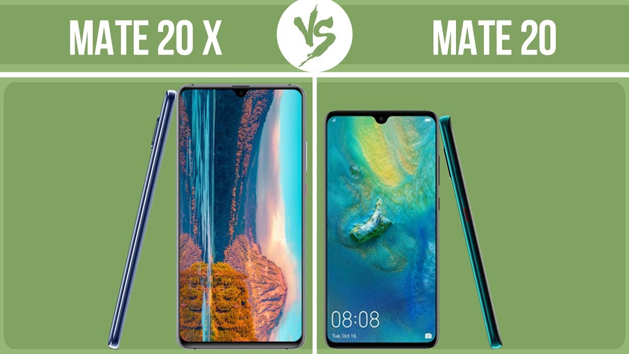 Huawei Mate 20 X vs Huawei Mate 20 ✔️