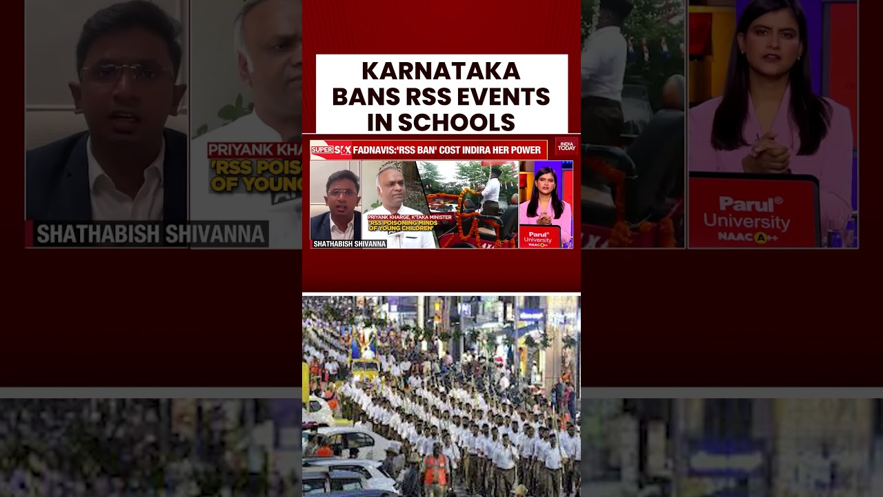 Controversy In Karnataka: Congress Bans RSS Activities In Schools, Sparks BJP Outrage 