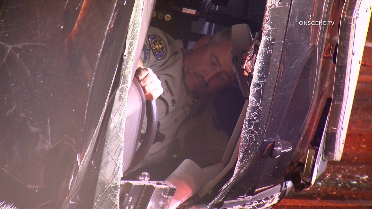 Sergeant Trapped After Suspect Rams Patrol Vehicle, Flees Scene In Ventura