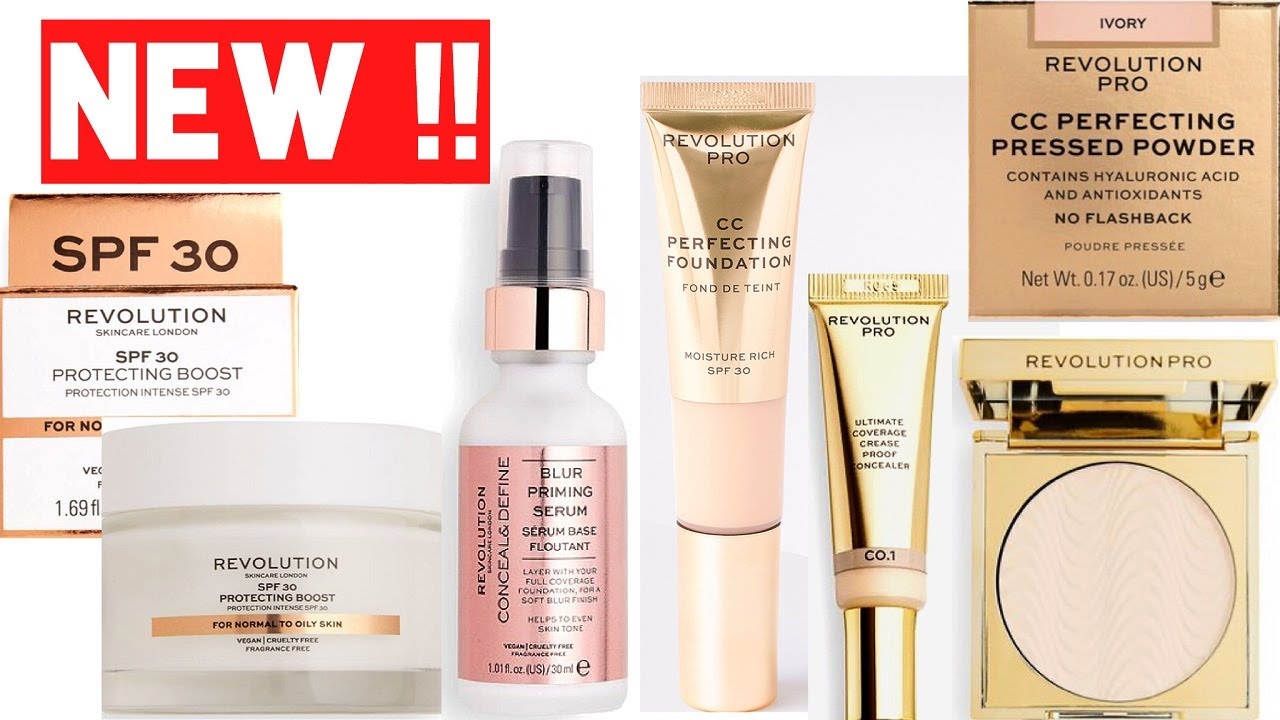 NEW REVOLUTION PRODUCTS - From skincare to powder!